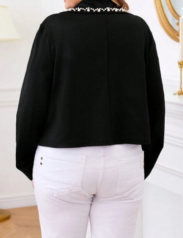 Jachetă Shein Curve+, negru