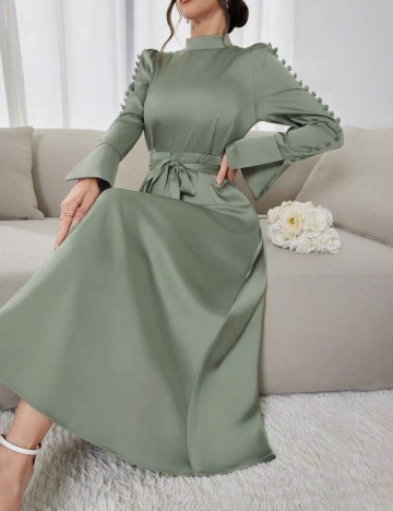 Rochie maxi Shein, verde