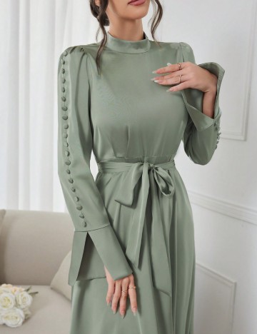 Rochie maxi Shein, verde