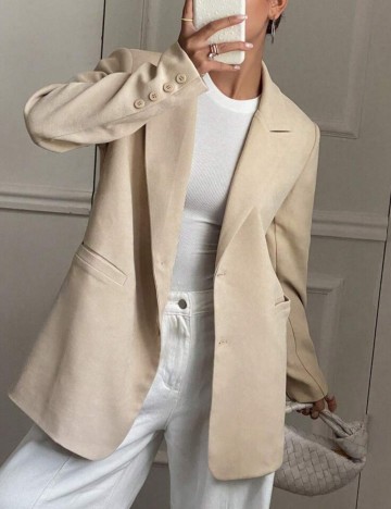 Sacou DAZY by Shein, crem