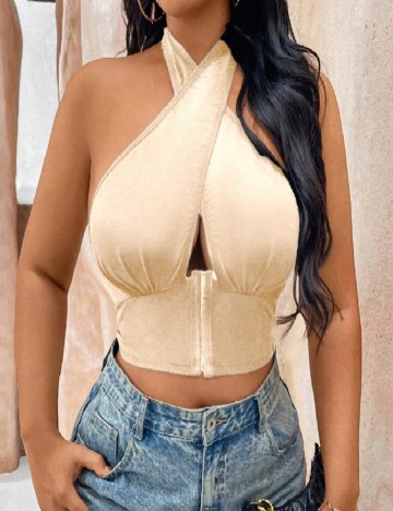 Top Shein Curve+, crem