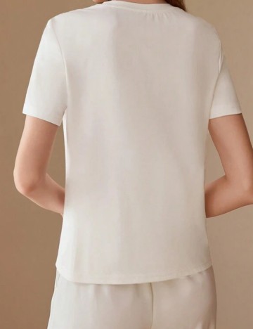 Tricou MOTF by Shein, alb