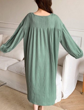 Rochie De Noapte Shein, verde