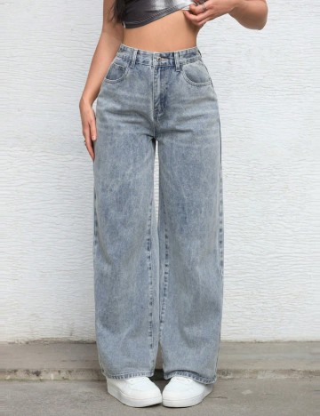 Jeans Shein, albastru