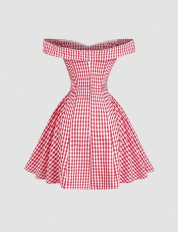 Rochie mini Shein Curve+, mix culori