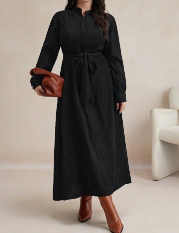 Rochie maxi Shein Curve+, negru