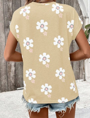 Tricou Shein, bej