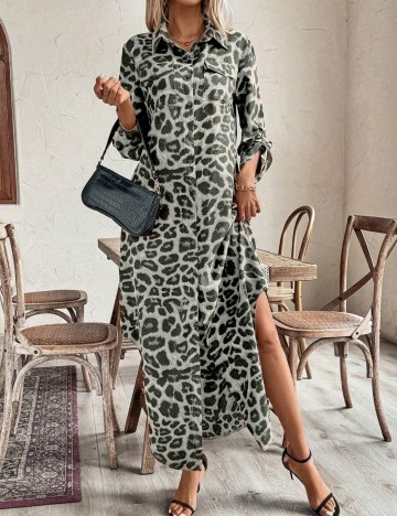 Rochie midi Shein, mix culori
