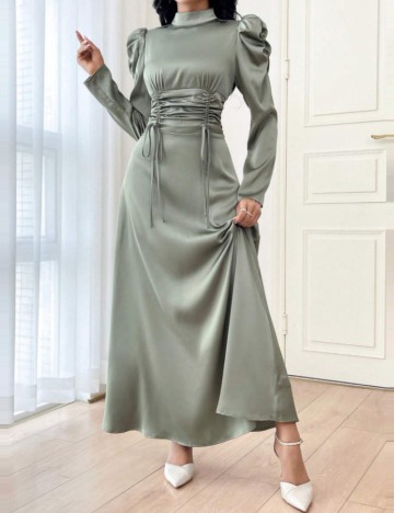 Rochie maxi Shein, verde
