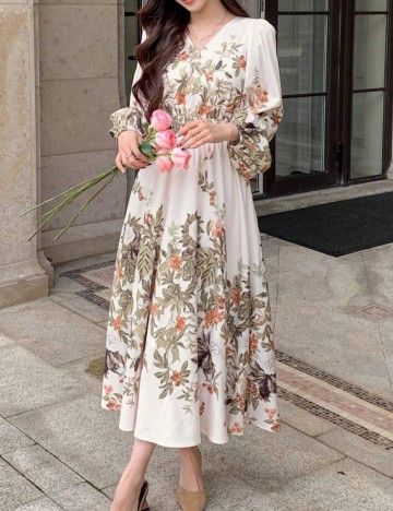Rochie midi Shein, mix culori