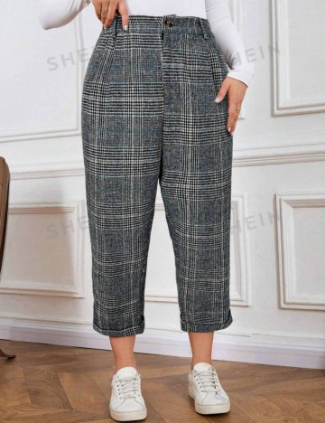 Pantaloni Shein Curve+, mix culori