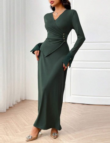 Rochie maxi Shein, verde