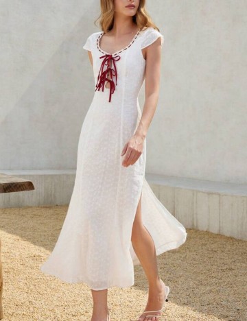 Rochie midi Shein, alb