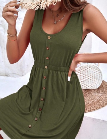 Rochie mini Shein, kaki