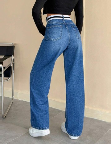 Jeans Shein, albastru