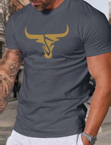 Tricou Shein Curve+, gri