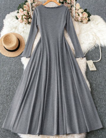 Rochie maxi Shein, gri
