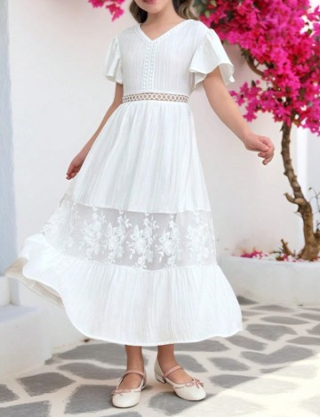 Rochie Shein, alb