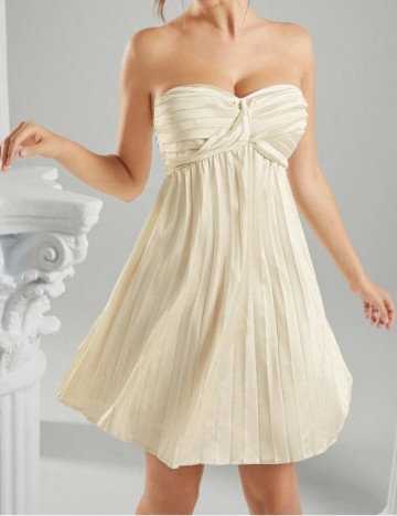 Rochie midi Shein, crem