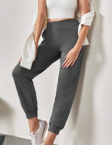 Pantaloni de trening GLOWMODE by Shein, gri