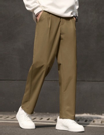Pantaloni MANFINITY by Shein, maro