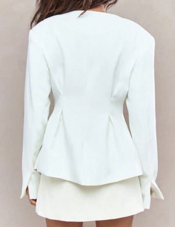 Sacou Missguided by Shein, alb