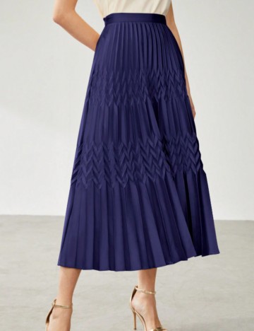 Fustă maxi MOTF by Shein, albastru
