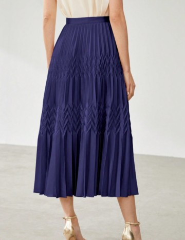 Fustă maxi MOTF by Shein, albastru