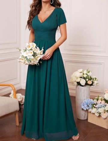 Rochie maxi Shein, turcoaz