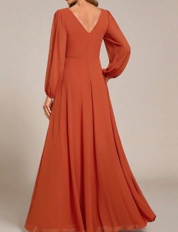 Rochie de ocazie Ever pretty by Shein, cărămiziu