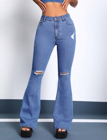 Jeans Shein, albastru