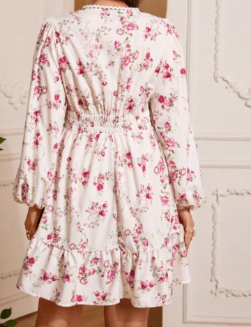 Rochie mini Shein Curve+, mix culori