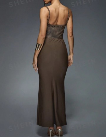 Rochie maxi Missguided by Shein, maro