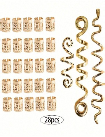 Set accesorii pentru păr Shein, bronz