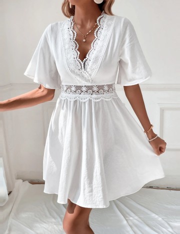 Rochie mini Shein, alb