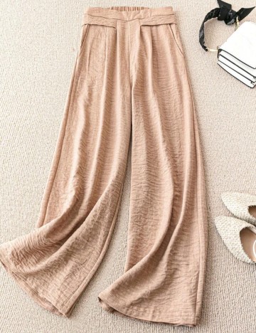 Pantaloni Shein Curve+, bej