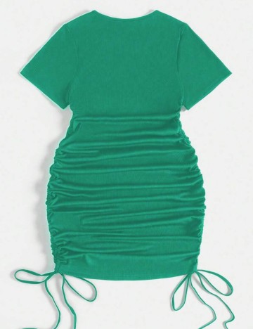 Rochie midi Shein Curve+, turcoaz
