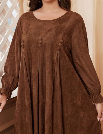 Rochie maxi Shein Curve+, maro