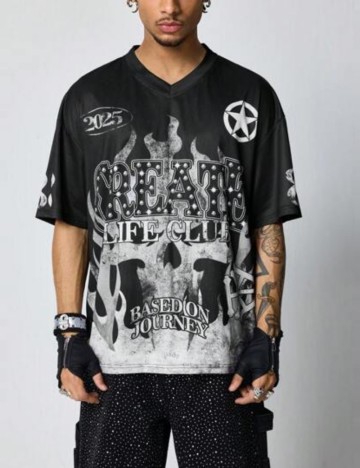 Tricou Romwe by Shein, mix culori