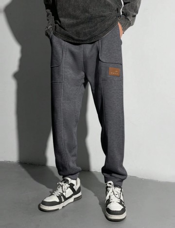 Pantaloni Shein, gri