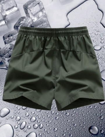 Pantaloni scurți MANFINITY by Shein, kaki