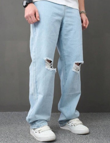 Jeans Shein, albastru