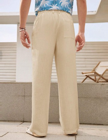 Pantaloni MANFINITY by Shein, bej