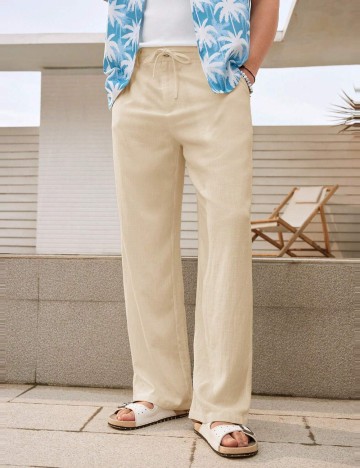 Pantaloni MANFINITY by Shein, bej