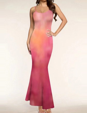Rochie maxi Shein, roz
