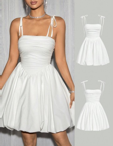 Rochie mini Shein, alb