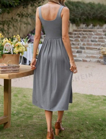 Rochie midi Shein, gri