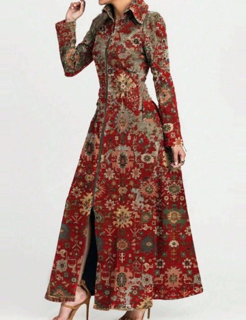 Rochie maxi Shein, mix culori