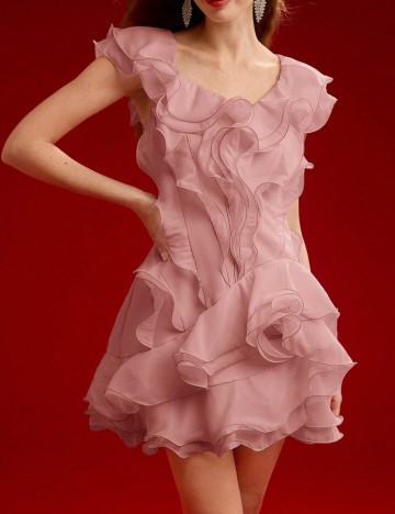 Rochie mini MOTF by Shein, roz