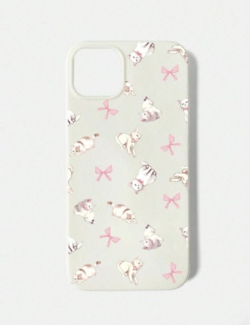 Husă iPhone Shein, alb
